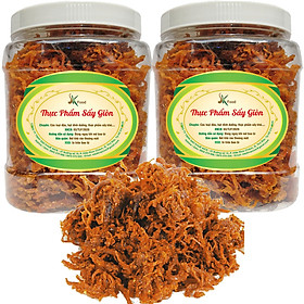1KG 2 HŨ KHÔ BÒ DẠNG SỢI THƯƠNG HIỆU SK FOOD
