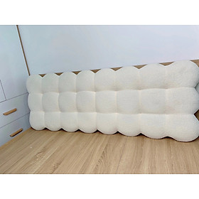 Mua Đệm Tựa Đầu Giường Bọc Vải Lông Cừu Siêu Mêm Mại AC39