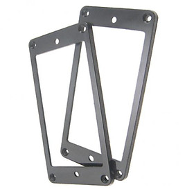 7x Dual Black  Pickup Mounting  Frame Surround for Electric Guitar