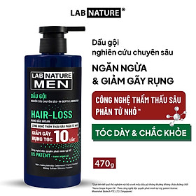 Dầu gội Lab Nature Men Hair-loss 470g - Công nghệ Nano Giảm Rụng Tóc 10 Lần