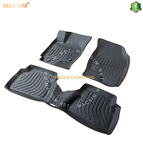 Thảm lót sàn xe ô tô Hyundai Getz (sd) Nhãn hiệu Macsim chất liệu nhựa TPE cao cấp màu đen
