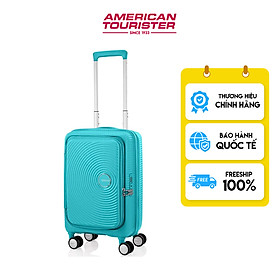 Vali kéo American Tourister Curio Spinner EXP TSA Book Open