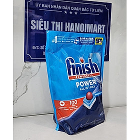 Combo 03 túi Viên Rửa Chén Bát Hương Chanh Finish Powerball All In 1 Max Lemon Sparkle 30 viên