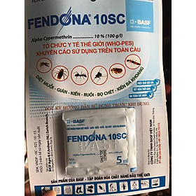 Diệt - Muỗi, Gián, Kiến - Gói FENDONA 10SC 5ml Pet-1989