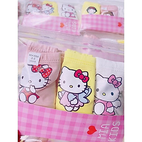Set 3 quần chip đùi bé gái Mia chất vải mát mịn, co giãn 4 chiều