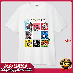 Áo thun Hero Team V4 màu trắng cực chất giá rẻ