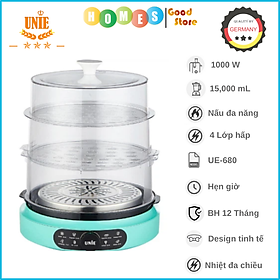 Mua Nồi Hấp Điện 4 Ngăn UE-680 Tiêu Chuẩn Đức Công Suất 1000W Dung Tích 15L - Hàng Chính Hãng