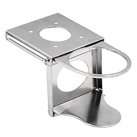 Stainless Steel Folding Drink Cup Holder Foldable Adjustable for Boat Car RV
