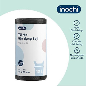 Túi rác tiện dụng Inochi - Soji 10L x 35 túi (Size S) ( có quai cầm)