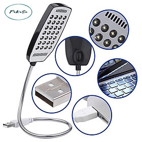 Đèn Led 28 Bóng Thân Kim Loại Có Thể Uốn Cong Cổng Kết Nối Usb Thương Hiệu PaKaSa - Hàng Chính Hãng ( Màu sắc ngẫu nhiên )