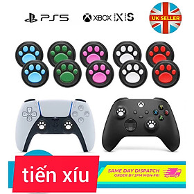 Mua Set 2 núm bọc tay Ps5/XboxOne SX/ Ps4 /Xbox360/GameSir chụp cần analog tay bấm ps4 ps5 xboxone nintendo switch hình chân mèo chân gấu mầu ngẫu nhiên