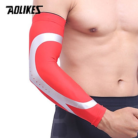 Ống tay chống nắng bảo vệ khuỷu tay thể thao AOLIKES A-7945 Sport protection elastic arm