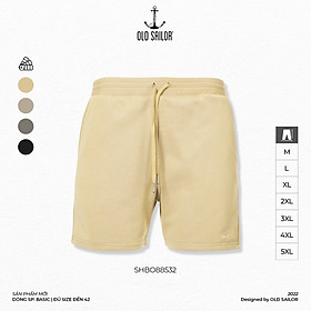 Quần lửng lưng thun nam Old Sailor - O.S.L BASIC SHORT - 88532 - Big Size upto 5XL