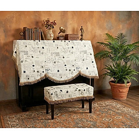 Khăn phủ đàn piano cơ đàn piano điện tử 88 phím sang trọng cổ điển - Hàng chính hãng