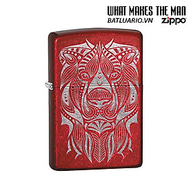 Bật Lửa Zippo 49109 – Zippo Lion Tattoo Design Candy Apple Red