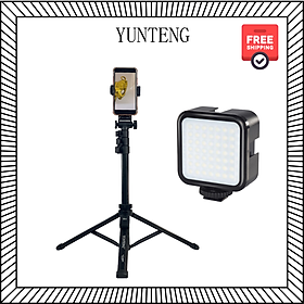 Mua Combo Gậy Yunteng VCT 91666 và Đèn RGB - Phụ kiện điện thoại kèm đèn trợ sáng chụp ảnh  quay video - Hàng chính hãng
