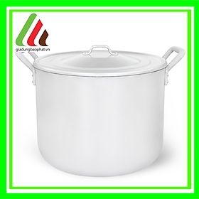 Nồi nhôm soup pot Kim Hằng size lớn 32 34 36 38 40 42 44 46 48 50 62 dày dặn chắc chắn phù hợp nấu suất ăn lớn