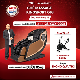 Ghế massage KINGSPORT G88 cao cấp con lăn 3D, hệ thống nhào ở bắp chân và con lăn bàn chân hiện đại