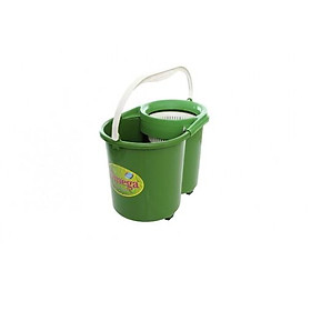 Mua BỘ LAU NHÀ 360 OMEGA XÔ LỚN  RỔ DÍNH  CHẮN NƯỚC  CỤC GIẶT  XÁNH XE