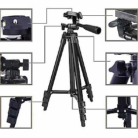 Mua Chân Đế Chụp Ảnh  Quay Video Tripod 3120A Tặng Kèm Kẹp Điện Thoại