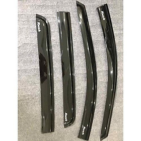 Bộ vè che mưa đen dành cho xe Toyota Rush 2019-2021 bản TO và DÀY