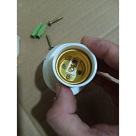 Mua Đui đèn E27 kiểu ngồi xéo bắt tường