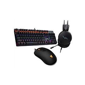 Mua Combo Gaming Phím Cơ Rapoo V500SE + Chuột Rapoo V16 + Tai Nghe Rapoo VH310 - Hàng Chính Hãng