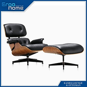 Mua Ghế thư giãn Herman Miller Eames Lounge & Ottoman bọc da nghỉ ngơi siêu êm ái  thoải mái  bảo hành 5 năm - ERGOHOME