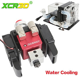 Phụ kiện máy in 3d XCR3D Bộ phụ kiện làm mát bằng nước BP6 Bộ làm mát bằng nước làm mát bằng nước Tất cả các kim loại HotEnd Bowden Direct J-head HighTemp Nhiệt độ thấp Kích thước: 24V