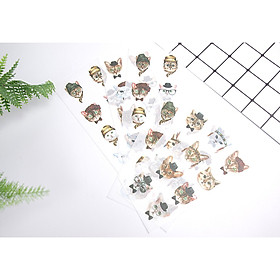 Sticker Dán Trang Trí ( Bộ 6 Tấm ) - My Cat