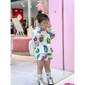 Bộ nỉ hodie in tràn cho bé SETN670