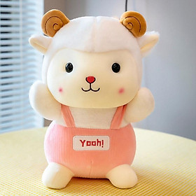 Thú nhồi bông cừu mặc yếm