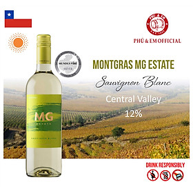 Rượu Vang Trắng Chile MontGras MG Estate Sauvignon Blanc