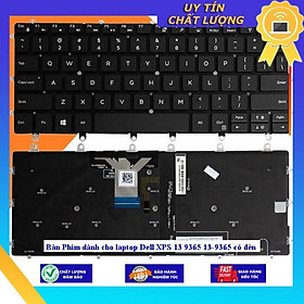 Bàn Phím dùng cho laptop Dell XPS 13 9365 13-9365 có đèn - Hàng Nhập Khẩu New Seal