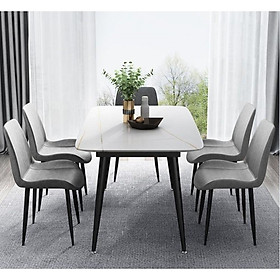 Mua Bộ bàn ăn 4 ghế mặt đá ceramic Juno sofa