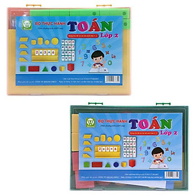 Bộ 2 Hộp Thực Hành Toán Lớp 2 (Dùng Cho Tất Cả Các Bộ Sách Lớp 2)