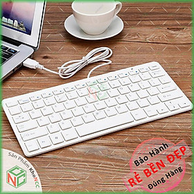 Bàn Phím Mini Có Dây Cổng USB KhoNCC Hàng Chính Hãng Cho Máy Vi Tính PC