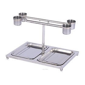 1 Bộ cầu đứng chữ T inox cao cấp dành cho các dòng chim, vẹt