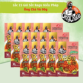 Lốc 15 Gói Sốt RaGu Kiểu Pháp Ông Chà Và 90gr Beef Chicken Stew Sauce - Le