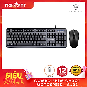 Combo phím chuột Motospeed - S102 - Hàng chính hãng