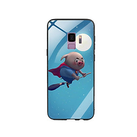 Ốp Lưng Kính Cường Lực cho điện thoại Samsung Galaxy S9 - Pig 11