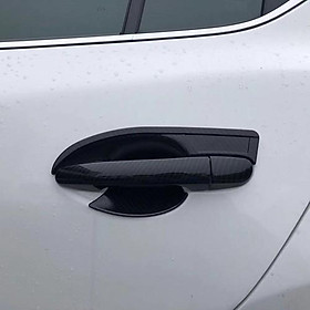 Ốp tay nắm, hõm cửa vân carbon Mazda 2, 3, Cx5 , Mazda 6, Cx8