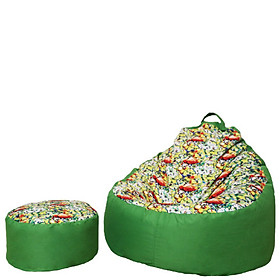 Mua Ghế lười CoCo Medium + Cube Canvas Art Flower Green