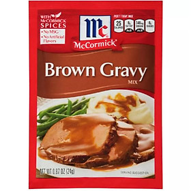Mua Bột sốt  chấm thịt nướng  rau củ xào Brown Gravy của McCormick