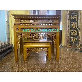 Mua án gian gỗ mít chân 14cm hàng nét