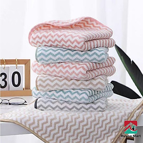 Combo 5 khăn tắm, gội đầu lông cừu Hàn Quốc cao cấp
