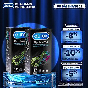 Combo 2 Bao cao su Durex Performa 12 bao