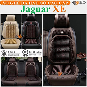 Áo trùm lót bọc ghế xe ô tô Jaguar XE da PU hạt gỗ tự nhiên CAO CẤP