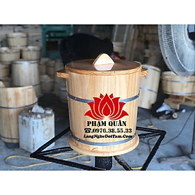 Mua thùng đựng gạo bằng gỗ 15kg