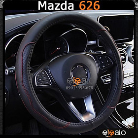 Bọc vô lăng volang xe Mazda 6 da PU cao cấp BVLDCD - OTOALO